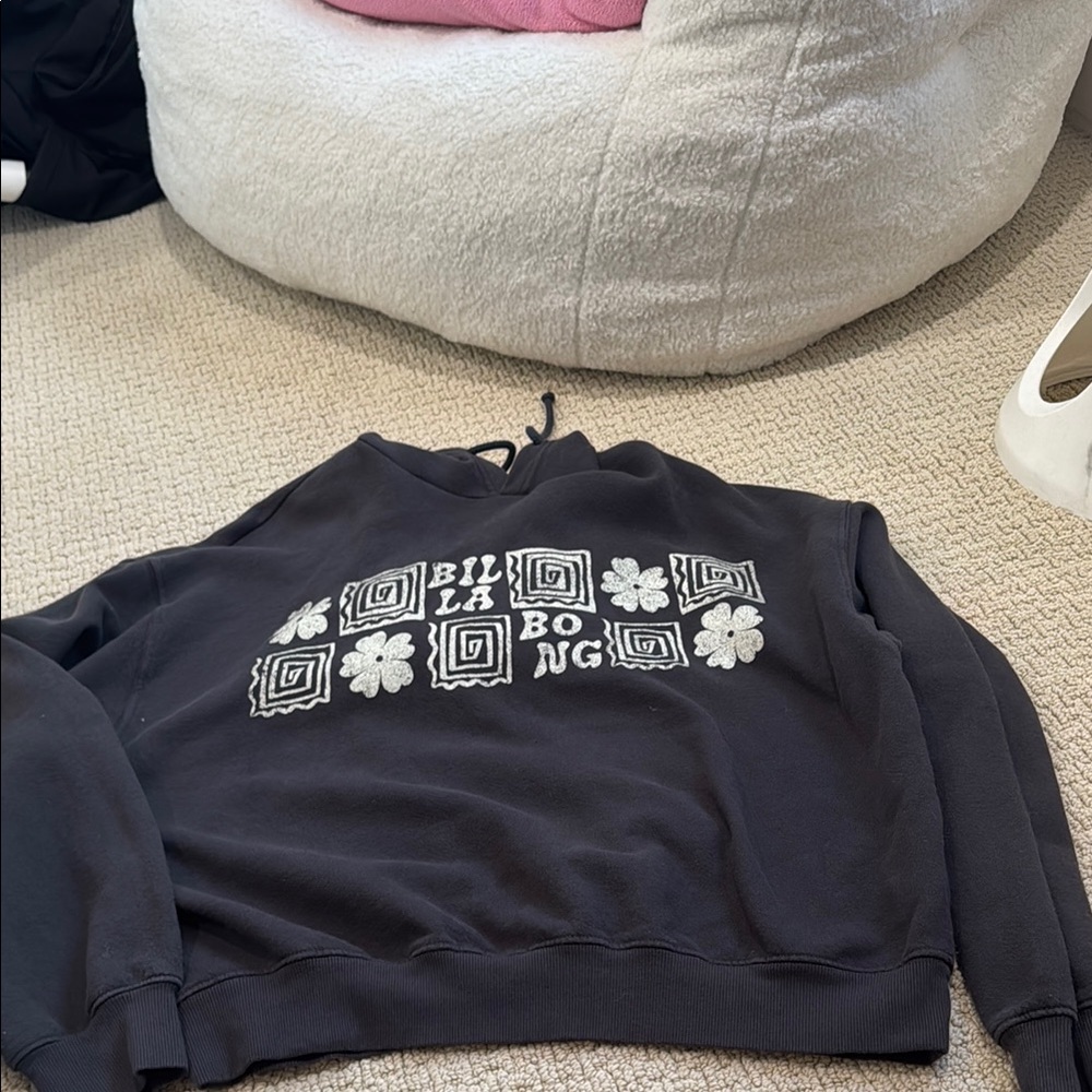 Billabong Oversized Black Hoodie
